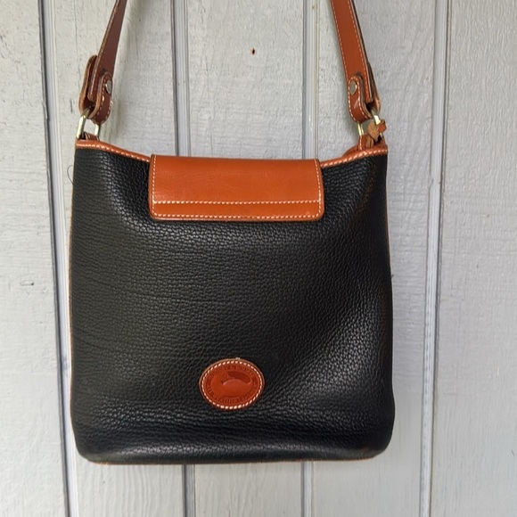 Dooney & Bourke Two-Tone Leather Shoulder Bag - Picture 5 of 9